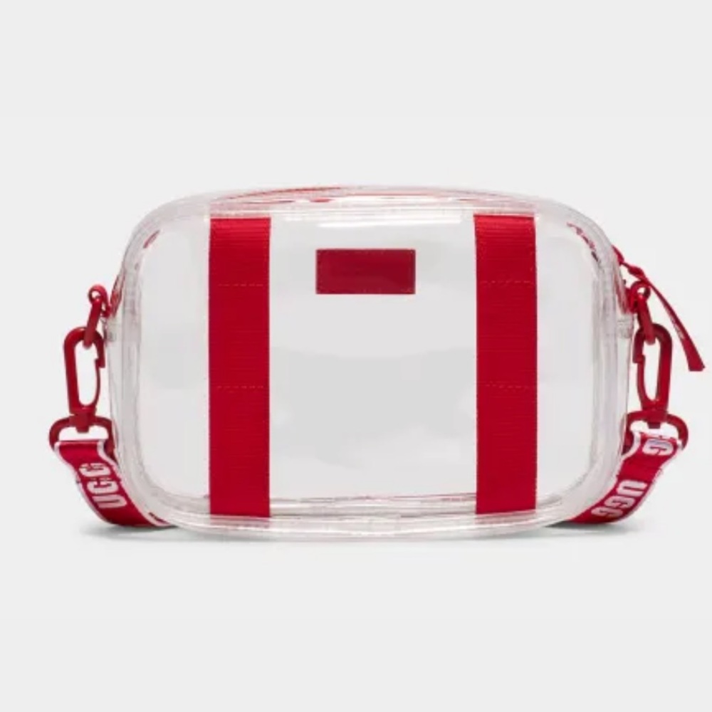 NWT UGG Janey II Transparent (3 in 1) Red Crossbody - Picture 10 of 11